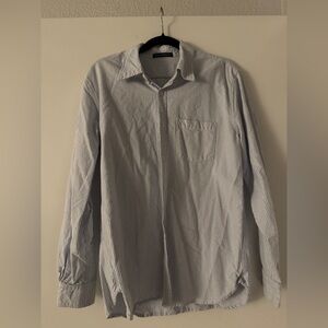 Brandy Melville Gray Striped Top